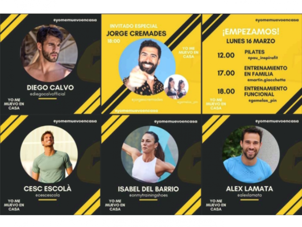 #Yomemuevoencasa, una iniciativa para incentivar el deporte.