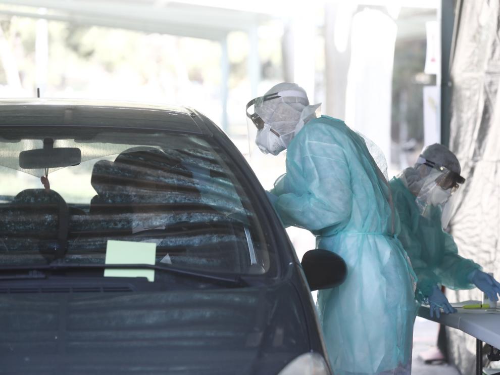 El Hospital Militar inicia las pruebas de coronavirus sin bajar del coche