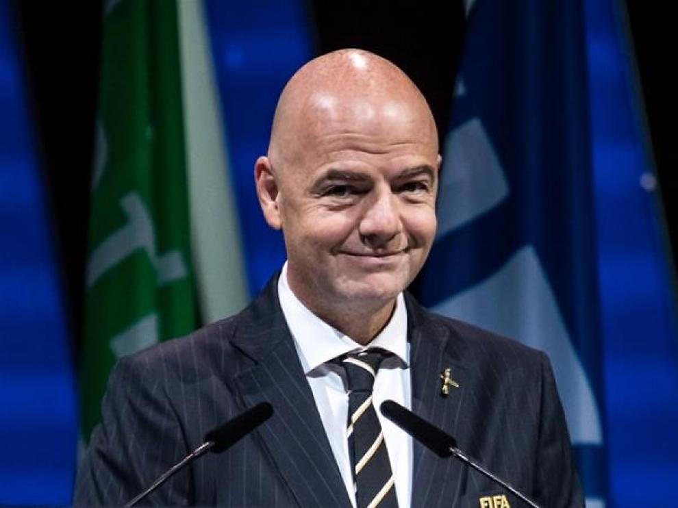 Gianni Infantino, abogado italo-suizo, presidente de la FIFA, máximo organismo mundial del fútbol.