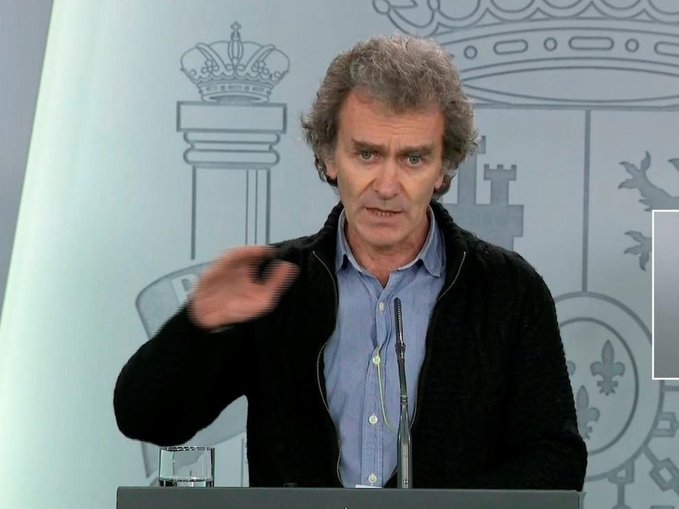 Rueda de prensa de Fernando Simón