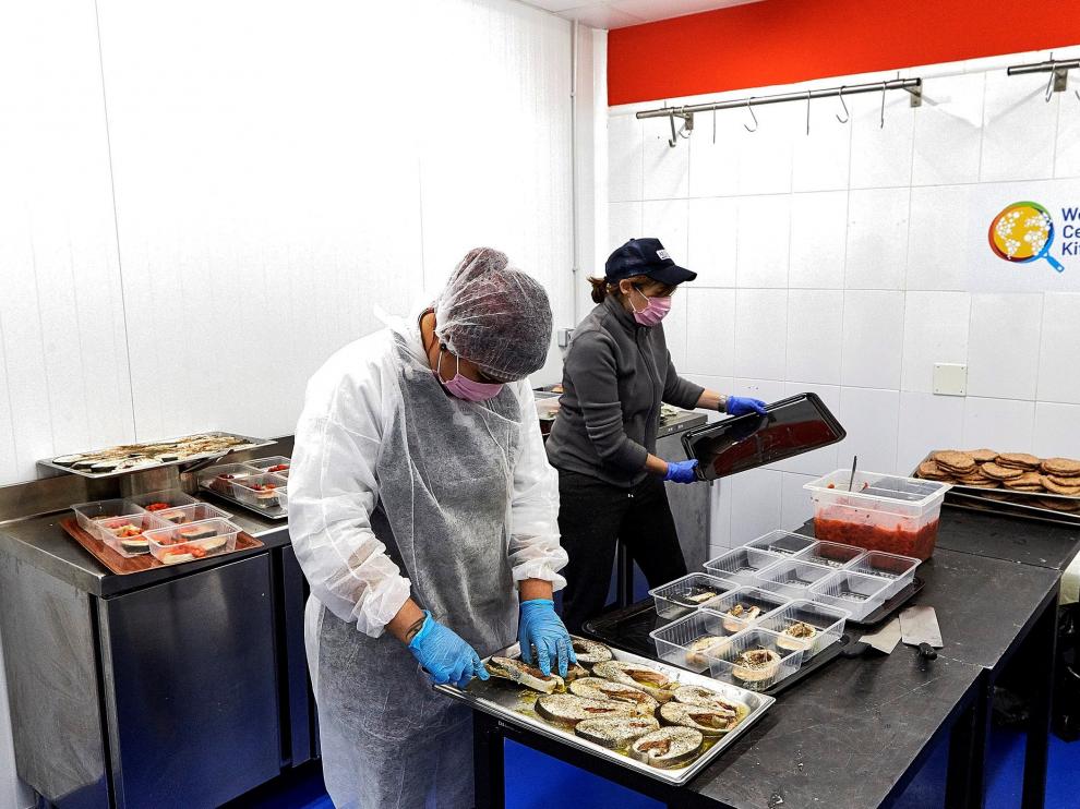 La ONG lega por primera vez a España para alimentar a quienes más lo necesitan durante la pandemia del coronavirus