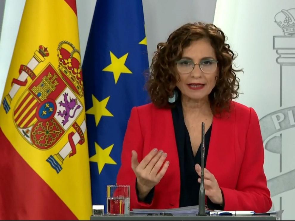 María Jesús Montero, ministra de Hacienda.