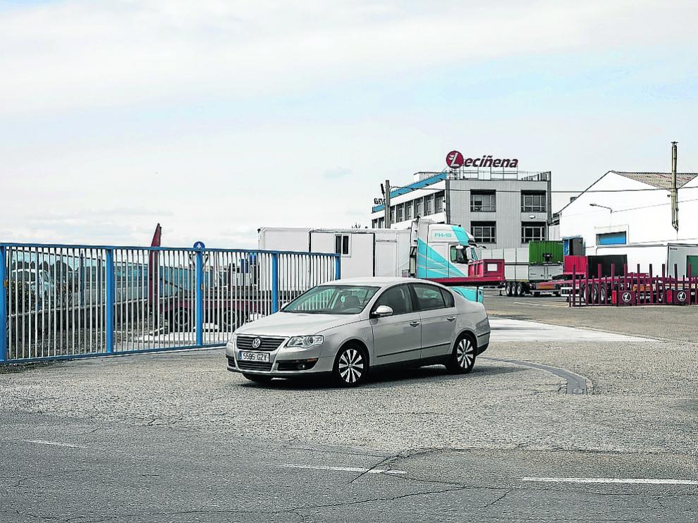 Cambio de turno en la planta de Leciñena en Utebo