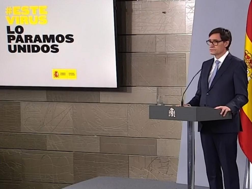 Rueda de prensa de Salvador Illa
