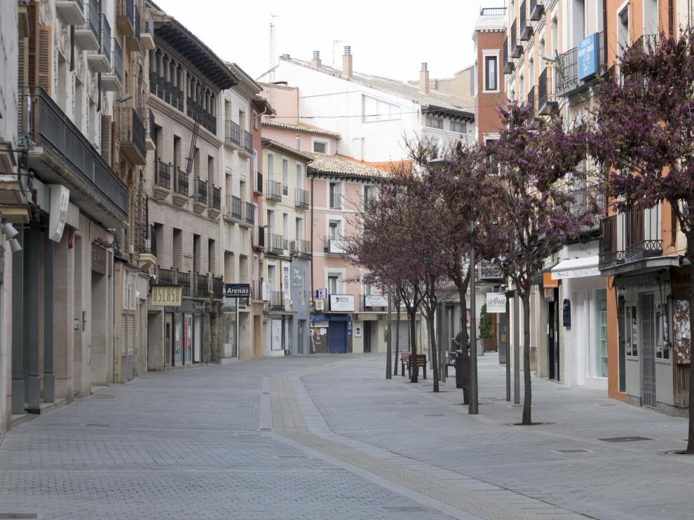 La actividad comercial de toda la ciudad está paralizada por el estado de alarma.
