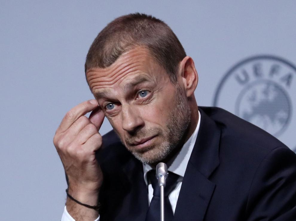 Aleksander Ceferin, presidente de la UEFA.