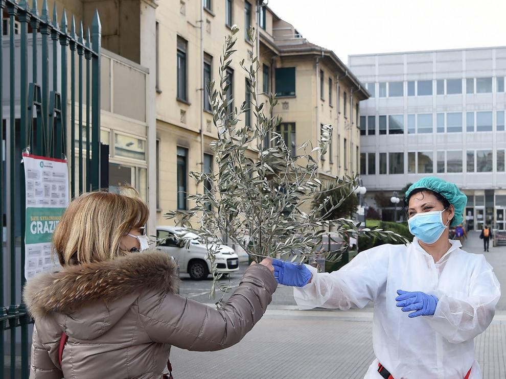 Coronavirus - Palm Sunday in Turin