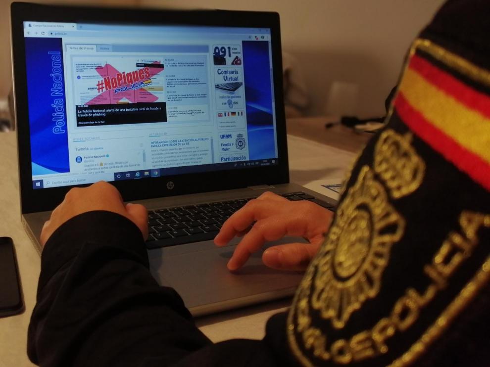Policía Nacional estafas por internet