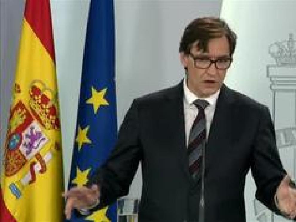 El ministro de Sanidad, Salvador Illa, ha explicado este lunes en rueda de prensa que los datos que se han conocido hoy de nuevos contagios y de número de fallecidos reafirman al Ejecutivo en el objetivo de esta semana, que es consolidar la ralentización en cuanto a número de nuevos casos.