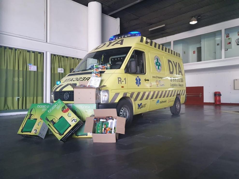 El centro comercial intu Puerto Venecia ha hecho una donación a la Asociación de Ayuda en Carretera DYA en Zaragoza