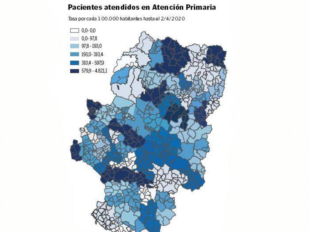 Pacientes atendidos en Atención Primaria