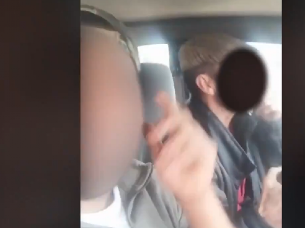 Fragmento del vídeo colgado en redes sociales