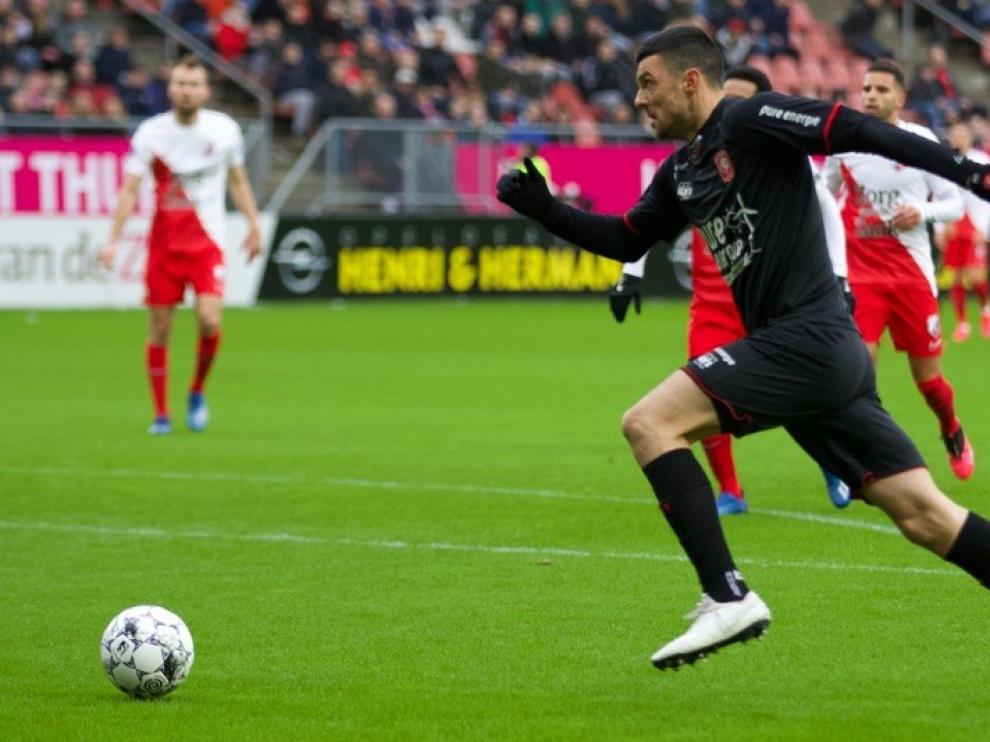 Haris Vuckic, en un partido con el Twente