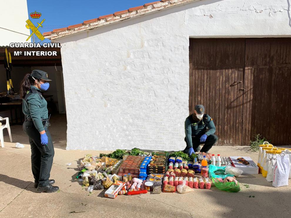 Cargamento de carne en mal estado interceptado por la Guardia Civil.