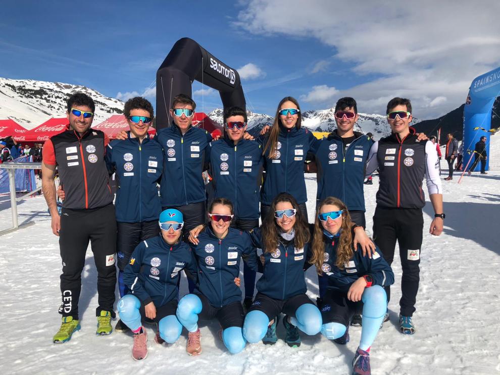 Deportistas del Cetdi Aragón, en una imagen de esta temporada.