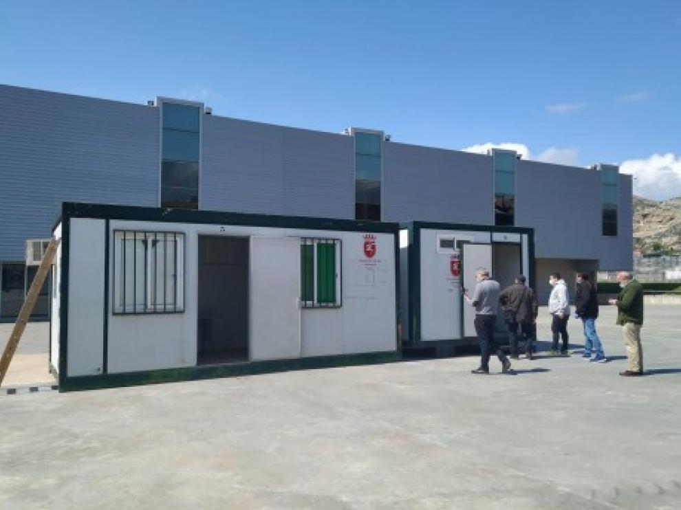 Los módulos se han instalado en cuestión de días para facilitar las condiciones de trabajo de los profesionales de ambulancias.