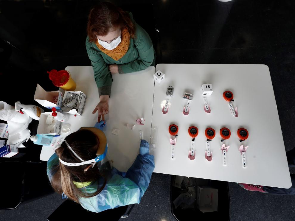 Test rápidos a personal sanitario y sociosanitario