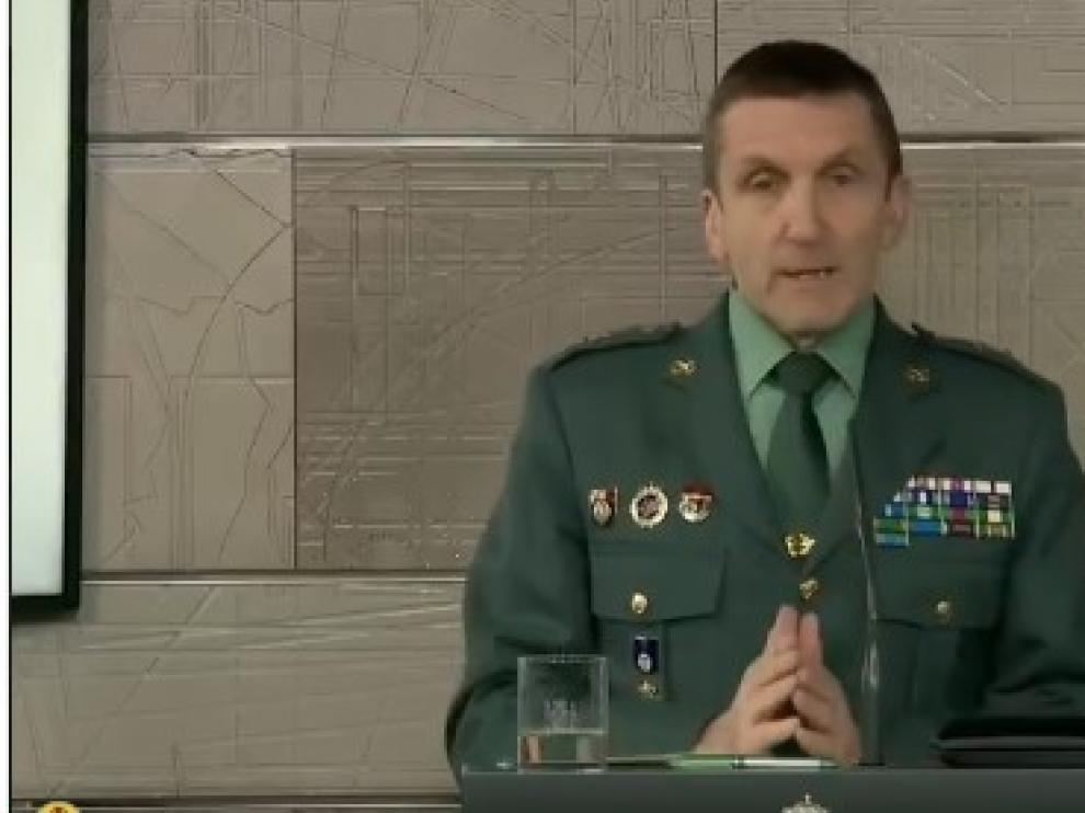 Habla José Manuel Santiago, general de brigada y jefe del estado mayor de la Guardia Civil: