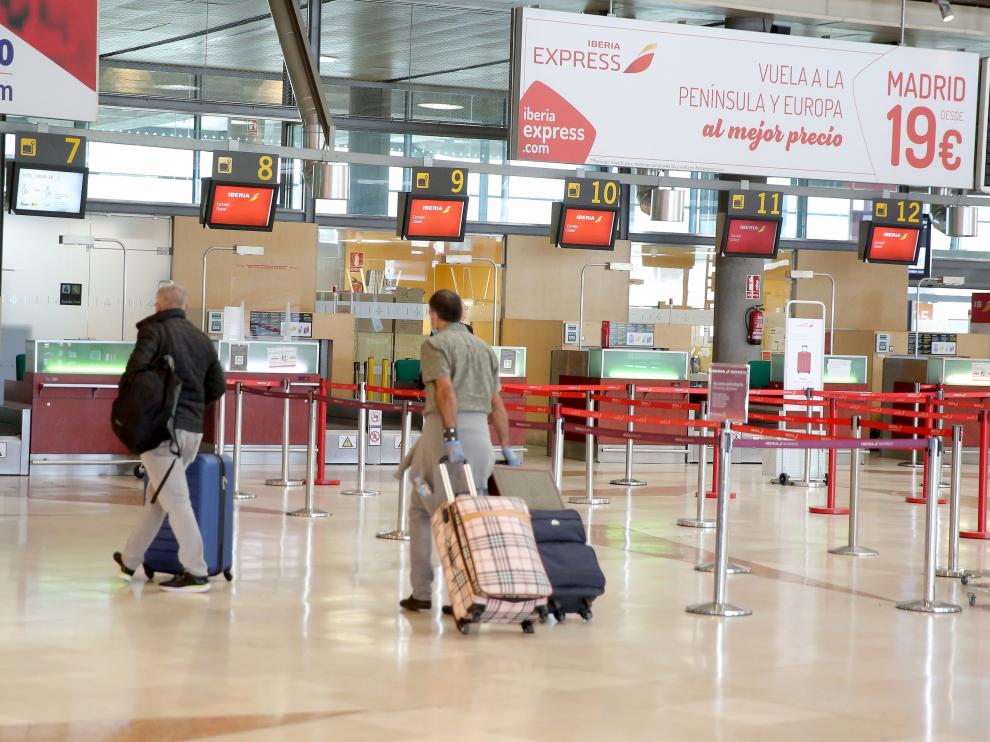 Aeropuerto Tenerife Norte en Canarias.