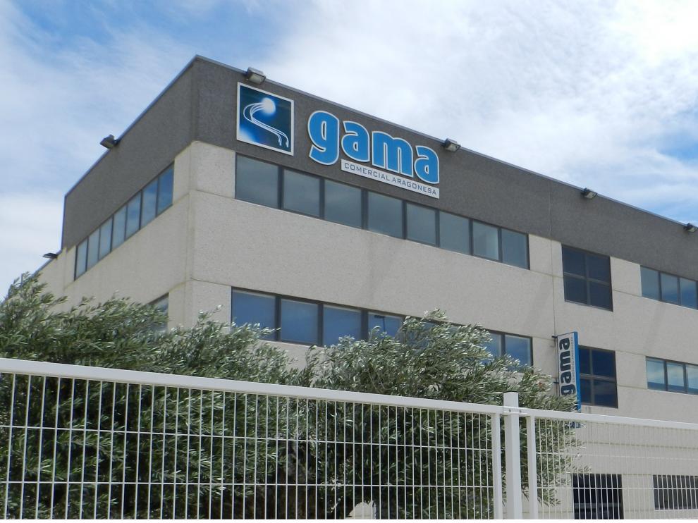 La sede de la empresa 100% aragonesa Gama.