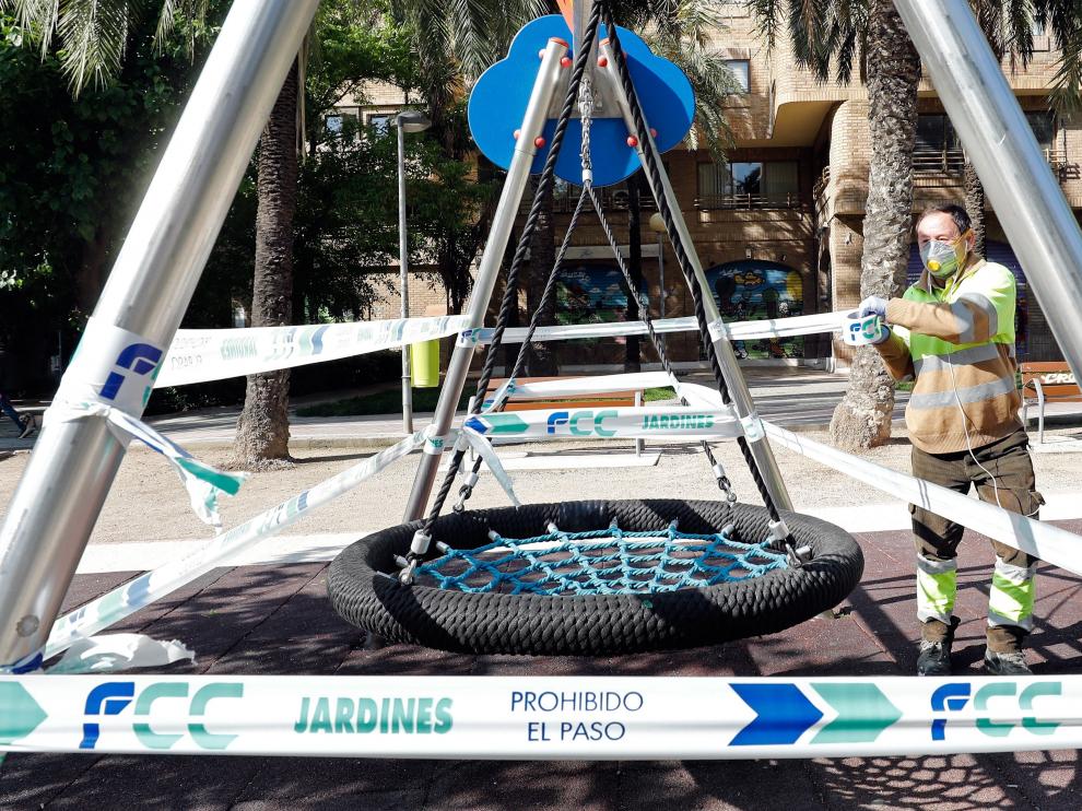 Muchos parques estarán precintados para evitar tentaciones.