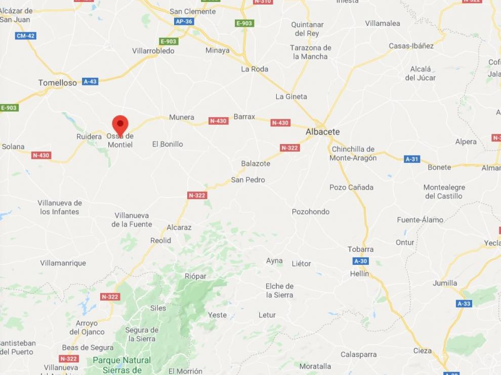 Ossa de Montiel, Albacete, donde ha tenido lugar el seísmo.