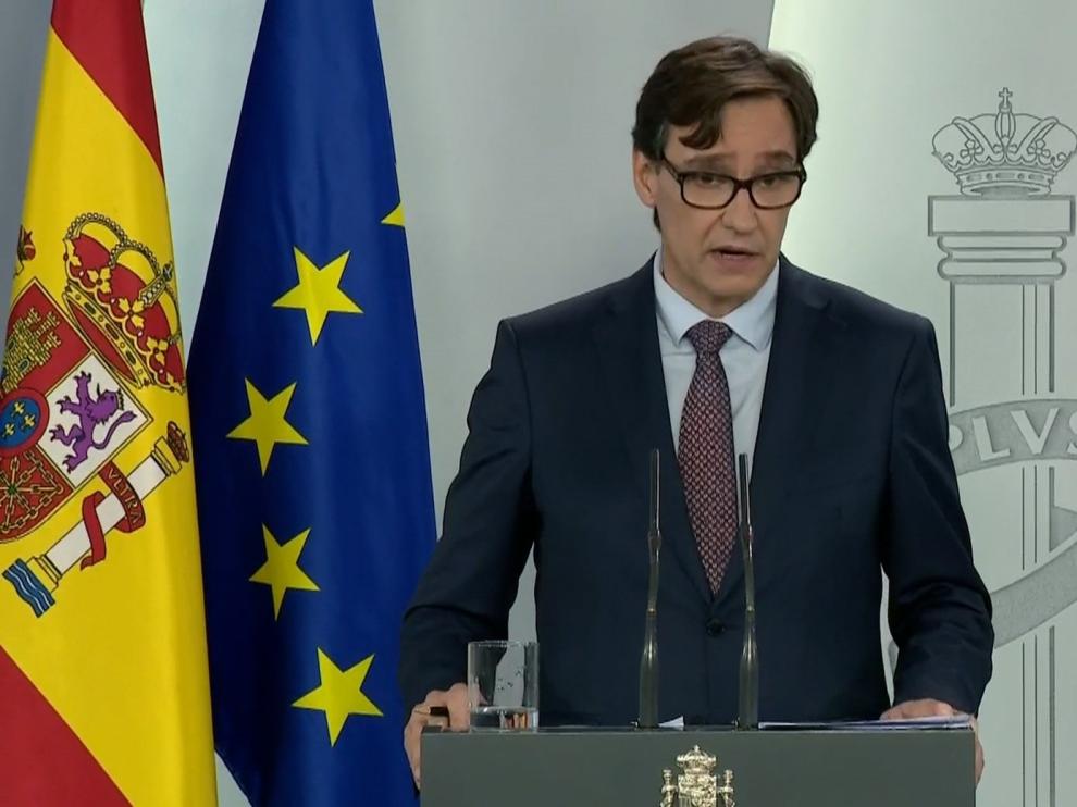 Rueda de prensa de los ministros de Sanidad y de Transición Ecológica y el Reto Demográfico