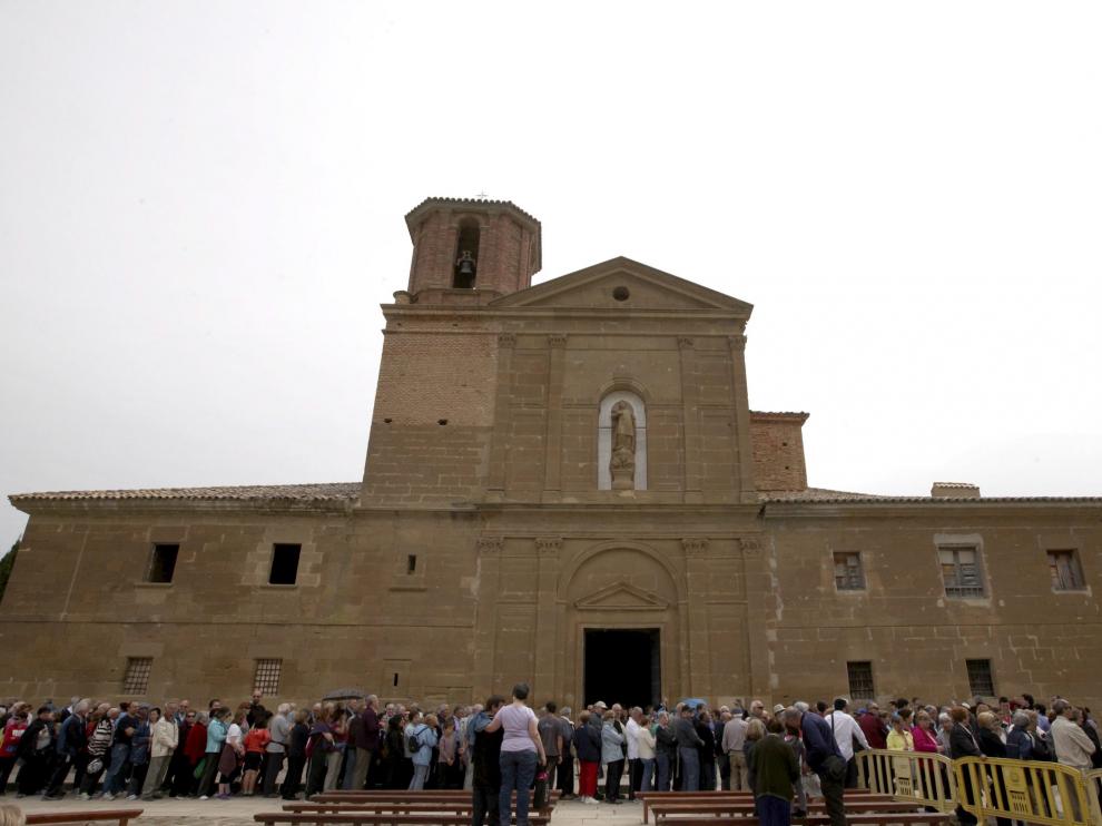 Celebración de la romería de Loreto, en Huesca.