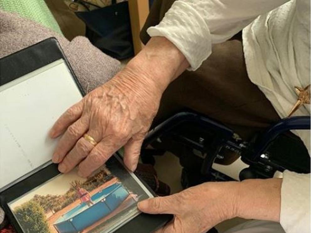 Una de las fotos del Instagram de la psicóloga de la residencia de Las Fuentes, Ana Langarita.