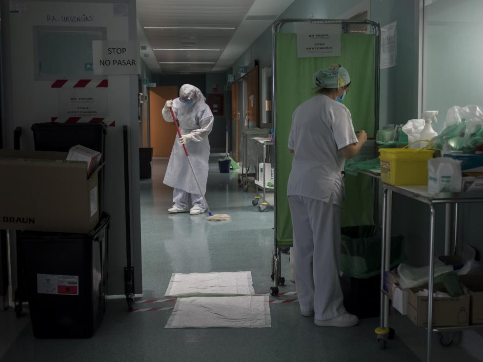 El hospital Miguel Servet empieza el retorno a la nueva normalidad.