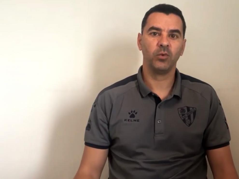 Míchel Sánchez ha respondido preguntas de periodistas y aficionados.