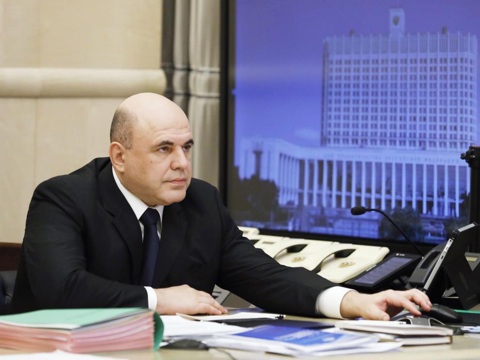 Russian Prime Minister Mikhail Mishustin