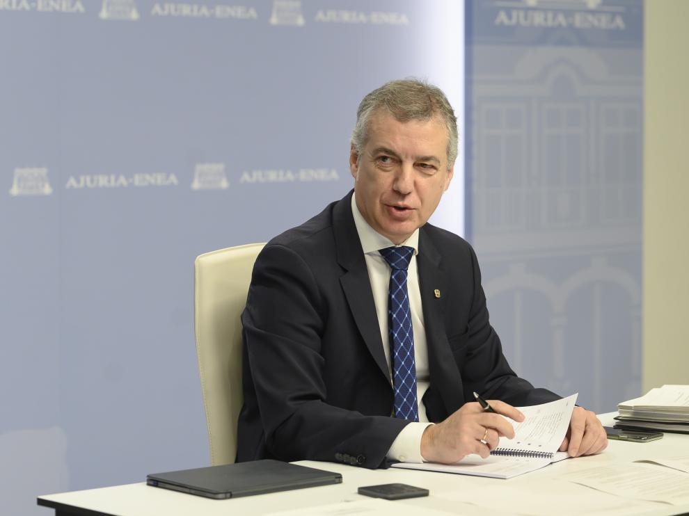 Iñigo Urkullu este domingo.