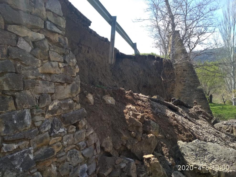 Aprobada una obra de emergencia en la carretera A-1701, en la travesía de Nogueruelas