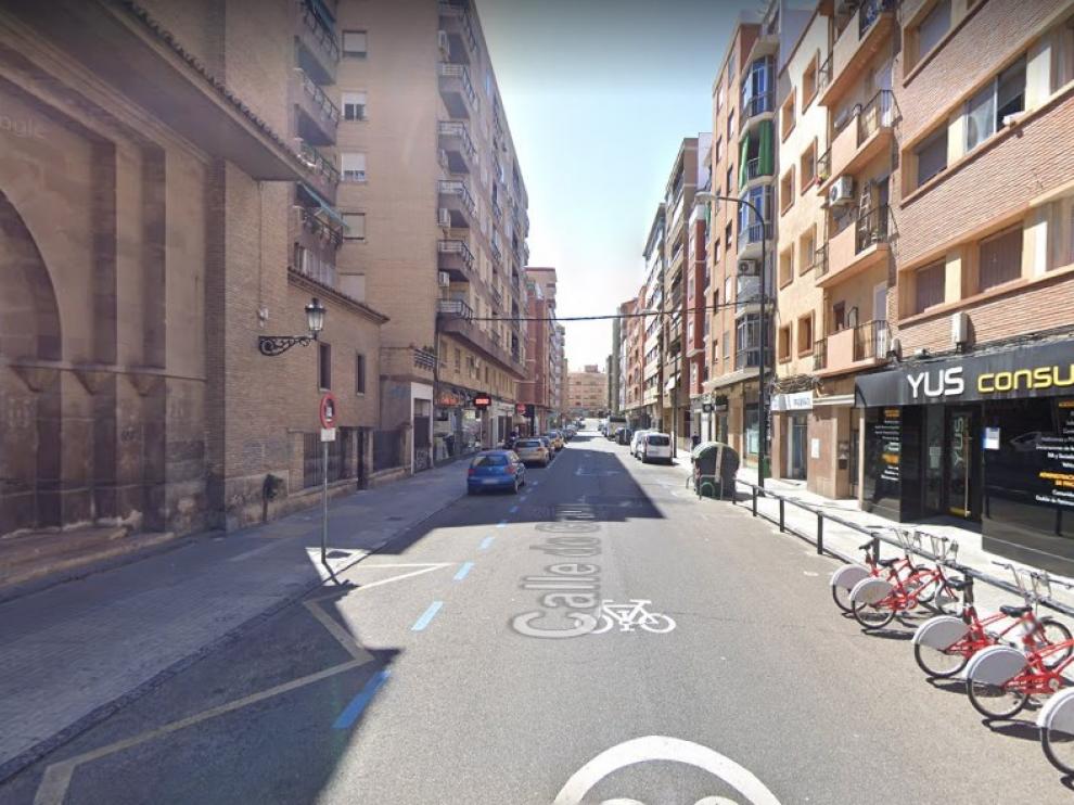 El agresor fue detenido en la calle de Graus, en Zaragoza.