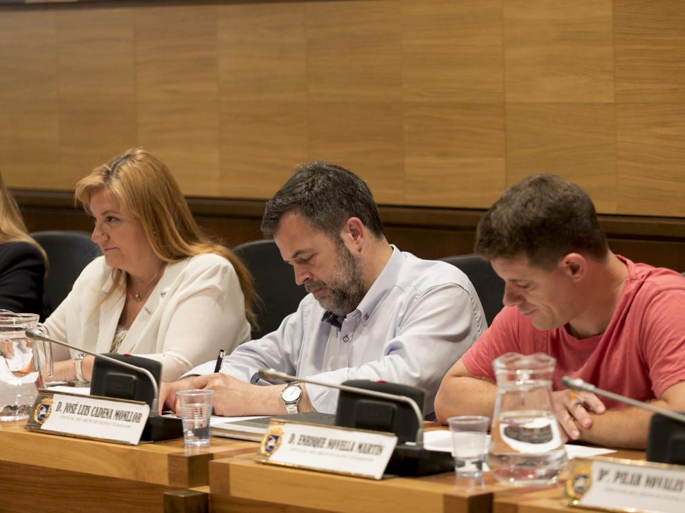 Pleno del Ayuntamiento de Huesca / 28-6-19/ Foto Rafael Gobantes [[[FOTOGRAFOS]]] [[[HA ARCHIVO]]]