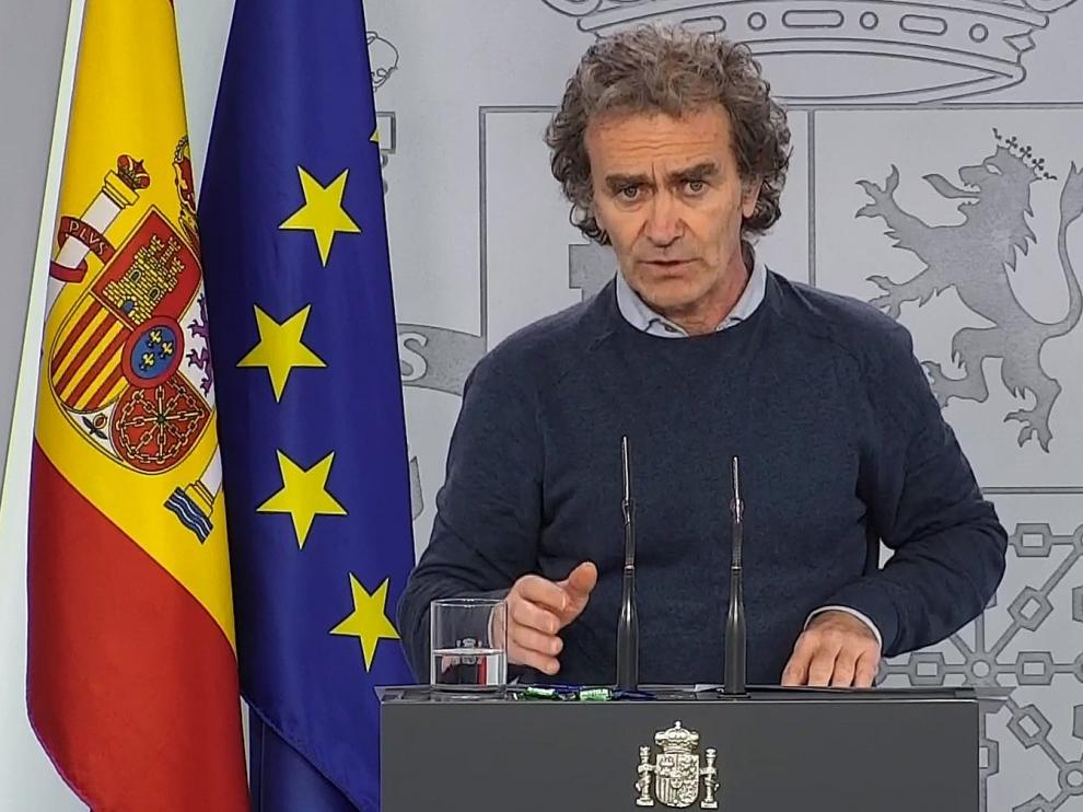 Rueda de prensa del director del Centro de Alertas y Emergencias Sanitarias Fernando Simon