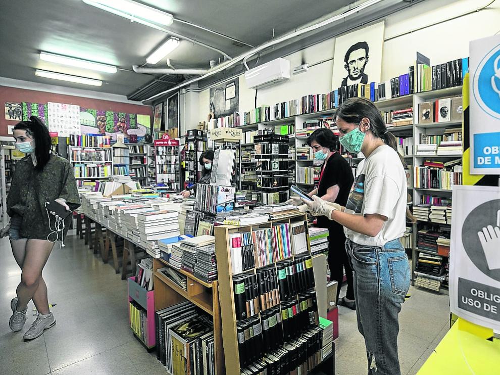 Reapertura de las librerías de Aragón.