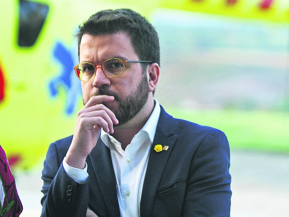 Aragonès, vicepresidente de la Generalitat catalana, es el principal exponente de la corriente más moderada de ERC.