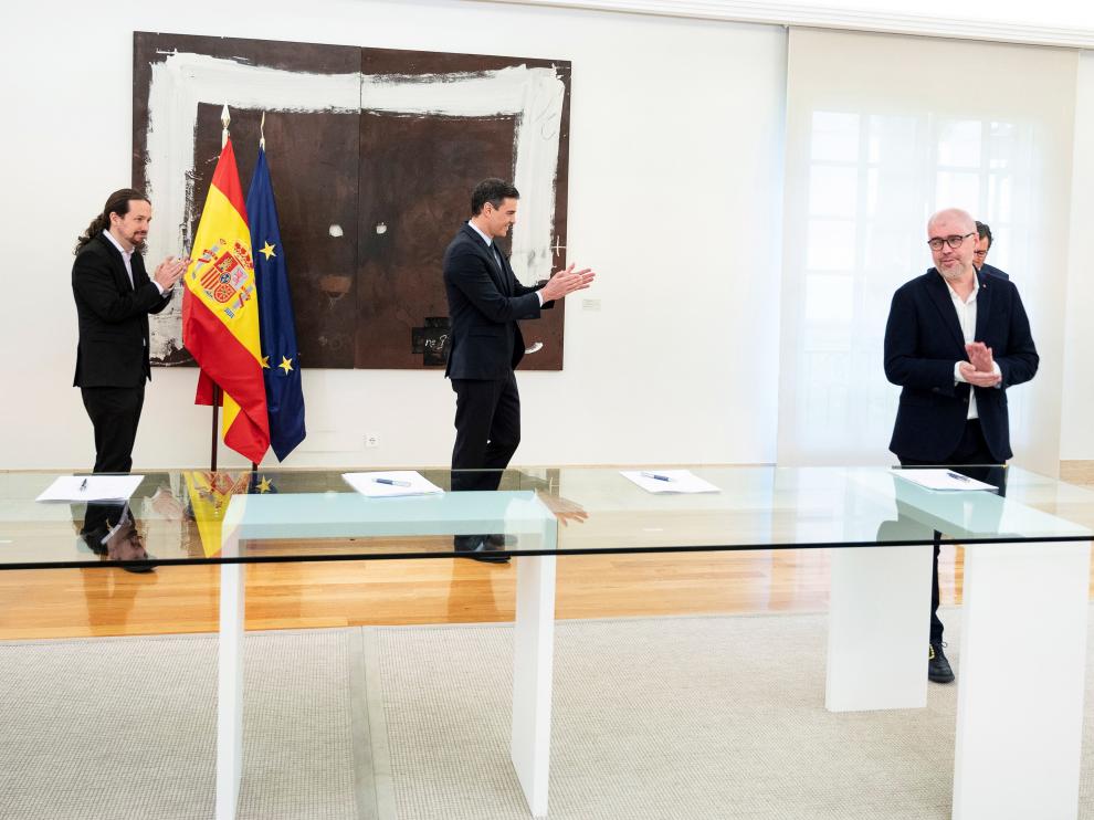 Firma del acuerdo sobre los ERTEs