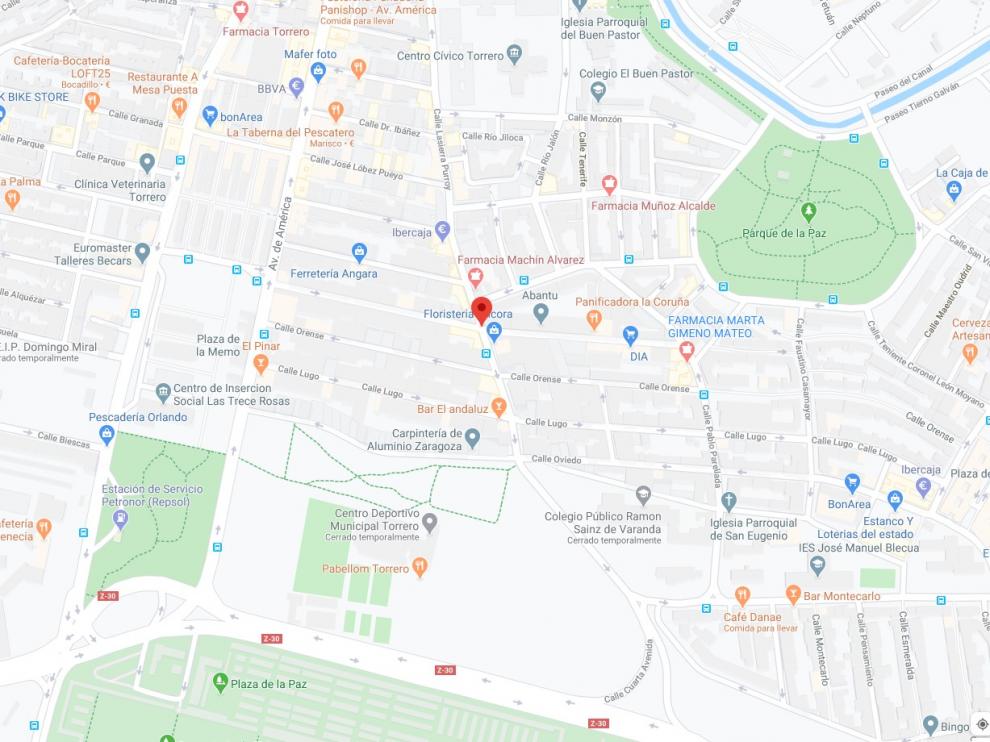 Lo hechos tuvieron lugar en las calle La Coruña de Zaragoza en torno a las 19.15 de este lunes