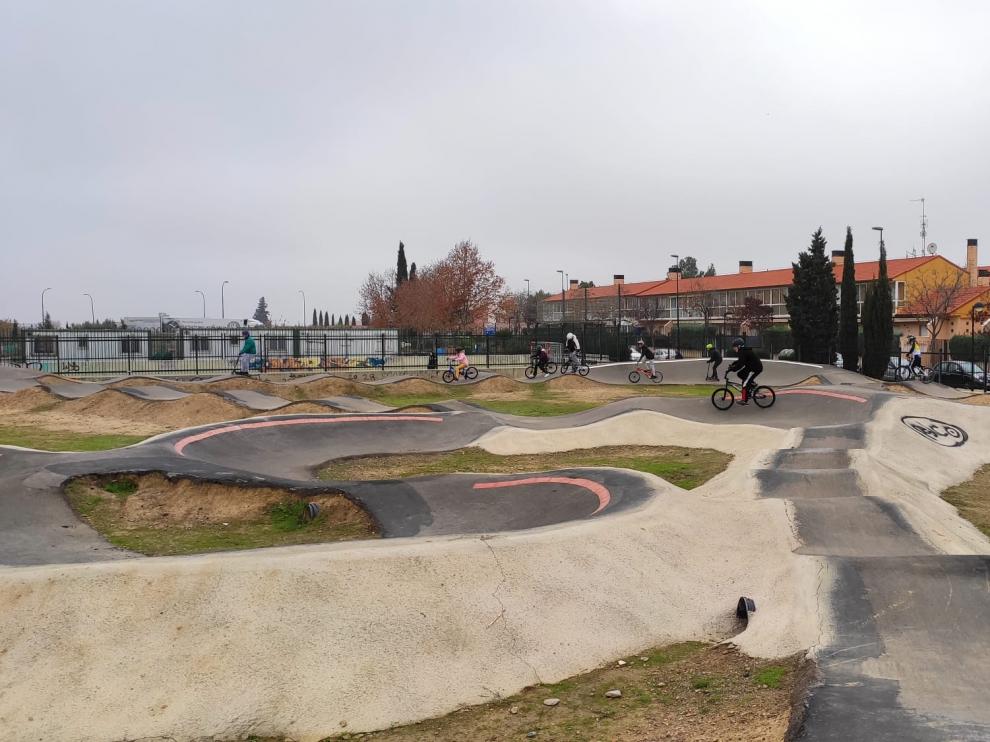 Pump-track del Parque Goya