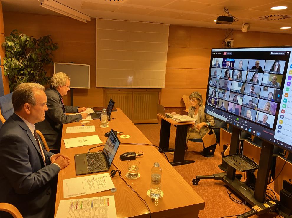 Segundo Pleno telemático de la Diputación Provincial de Zaragoza