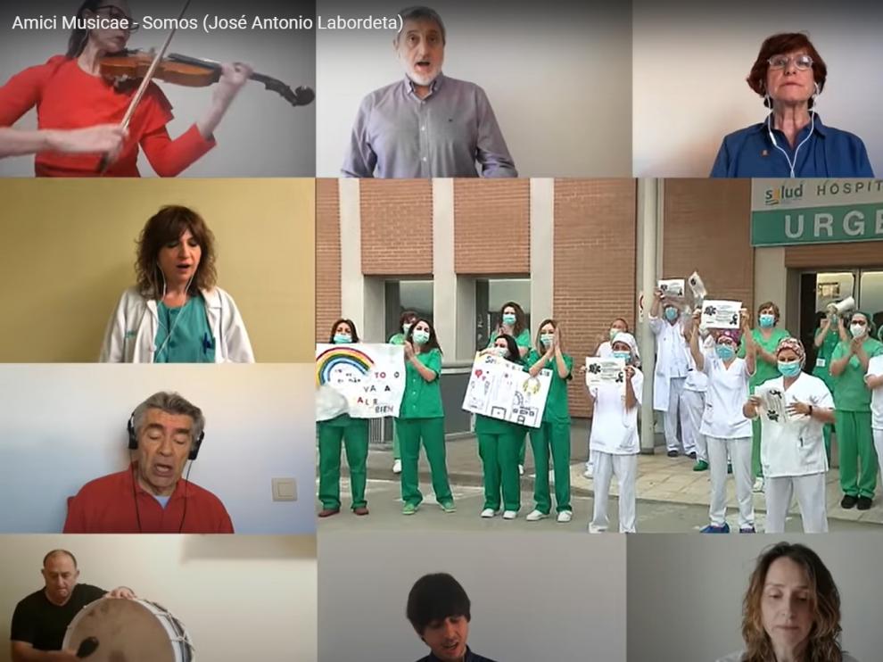 Amici Musicae publica en internet la versión coral de 'Somos', de Labordeta