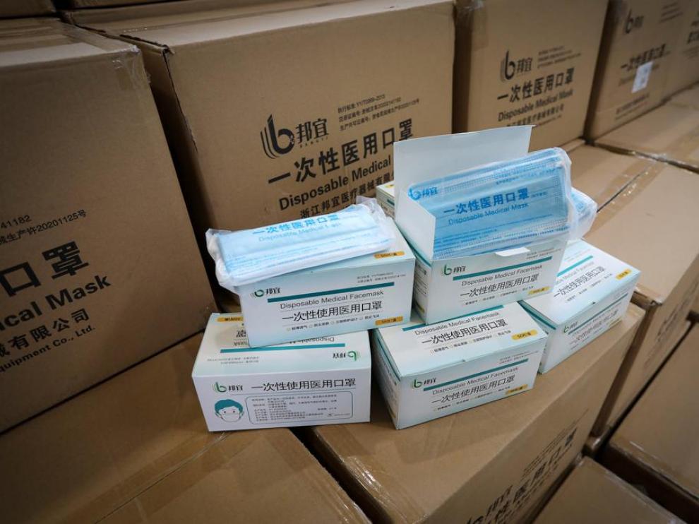 El Grupo Saica dona 700.000 mascarillas para su reparto en Zaragoza