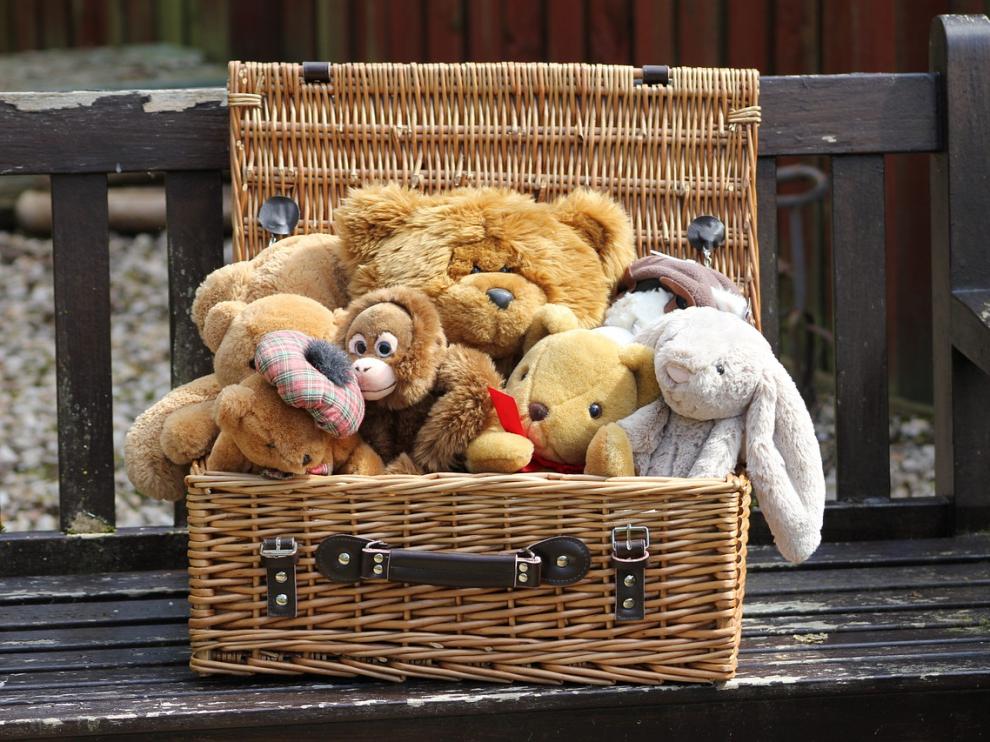 Animales de peluche, muy comunes en las habitaciones infantiles.