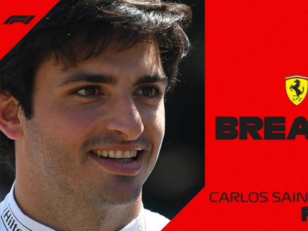 Carlos Sainz pilotará para Ferrari la próxima temporada.