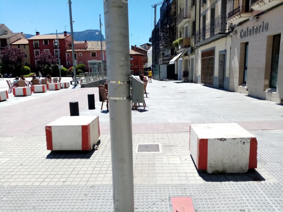 Uno de los puntos donde ha sido colocado