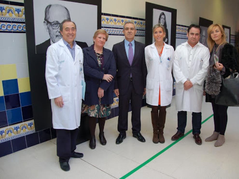 José María Arnal en el Colegio de Médicos de Zaragoza.