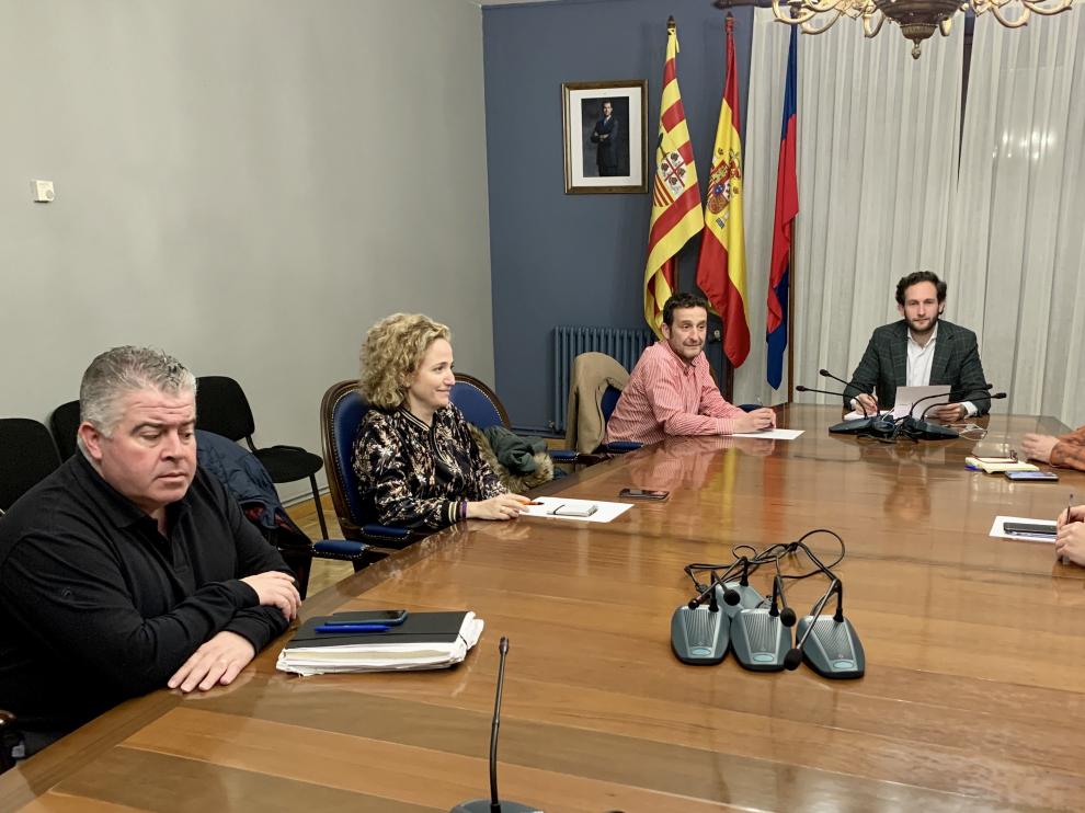 Junta de portavoces de Monzón.